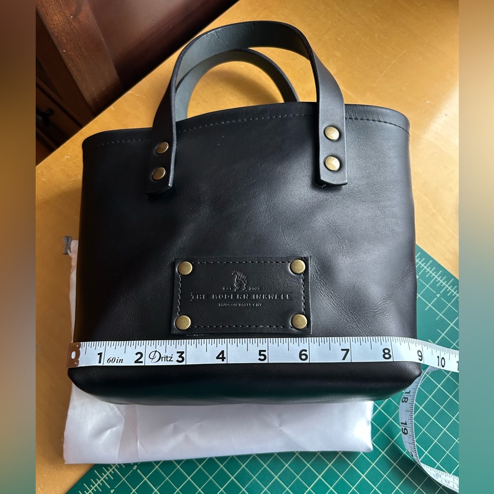 The Modern Inkwell Vegetable Tanned Leather Tote - Picture 7 of 9